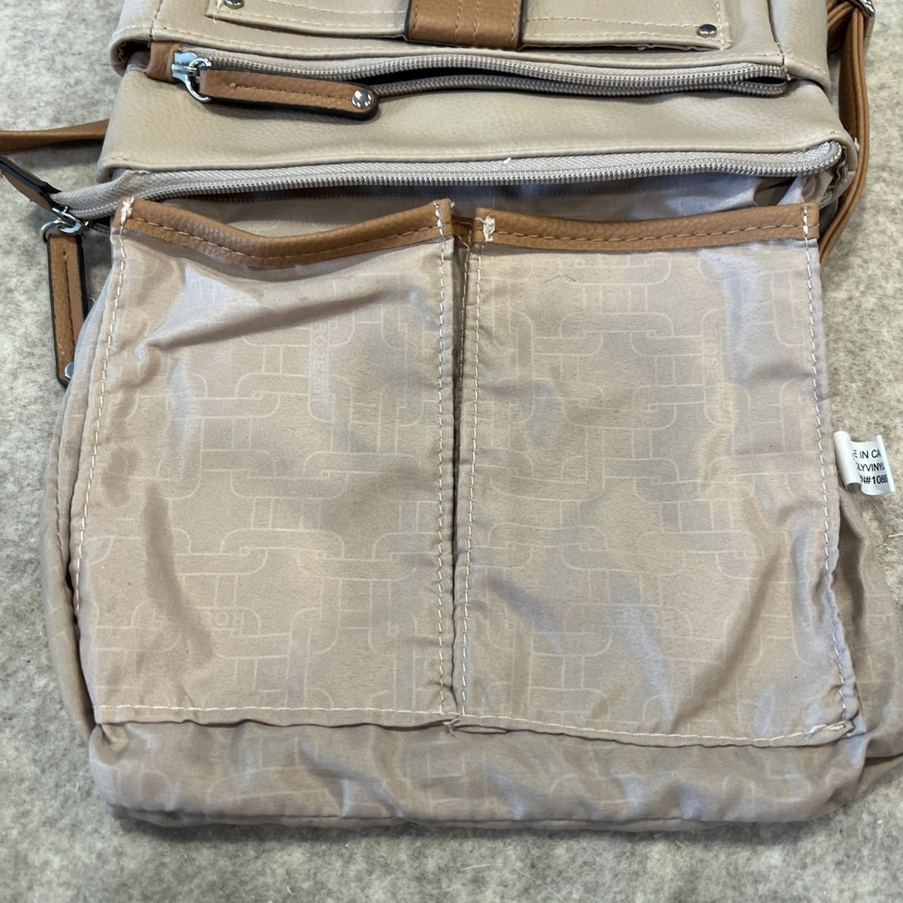 ROSETTI - Small, Tan/Beige, Crossbody Purse with Adjustable Strap EUC - Picture 5 of 9
